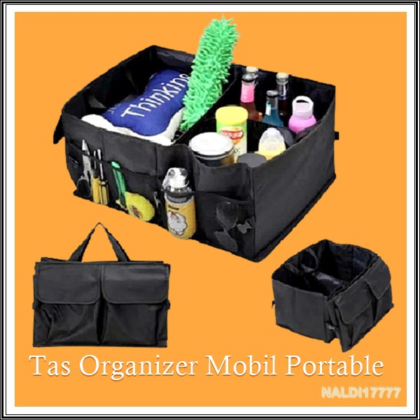 Organizer Box Car Tool Box Storage portable Kotak Penyimpanan Rak Bagasi Mobil  Lebih Tersusun Rapih