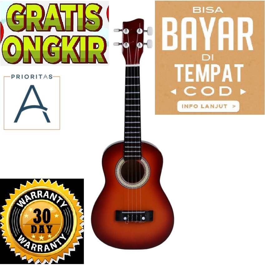 BAYAR Di TEMPAT GRATIS ONGKIR UKULELE SOPRAN Murah 