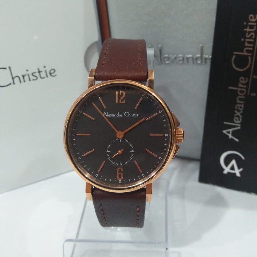 JAM TANGAN WANITA ALEXANDRE CHRISTIE AC 8458 LEATHER ORIGINAL GARANSI RESMI 1 TAHUN