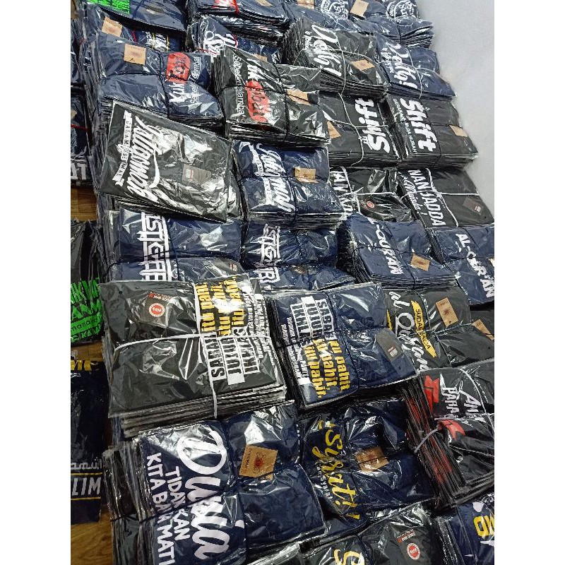 Kaos Dakwah Islami / Kaos Muslim / Kaos Santri / Kaos Terbaru / Kaos Dakwah Panjang NIKMAT TUHANMU-5