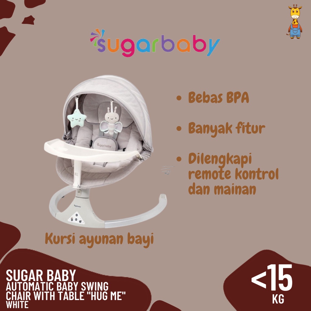 Sugar Baby Automatic Baby Swing Chair With Table &quot;Hug Me&quot;