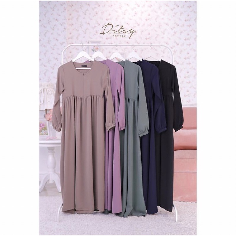 DITSY AGUSTUS LILURA MAZEN DEEP LICHEN size M dan LAIRA MAZEN BLACK size M