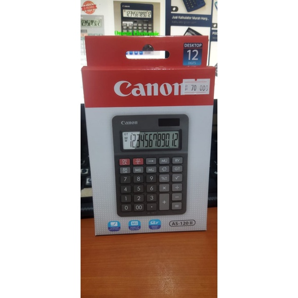 

CANON CALCULATOR AS-120 II ORIGINAL