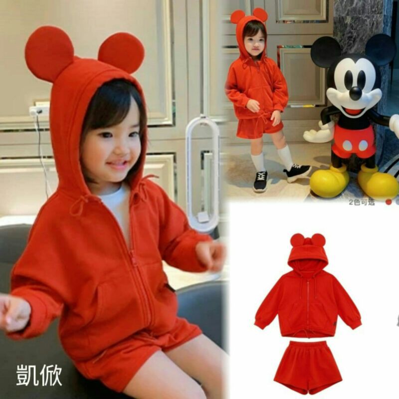 setelan jaket anak / jaket anak kecil / jaket topi