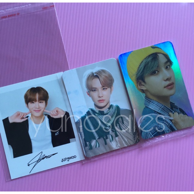 Jungwoo Photocard Polaroid Awaken Holo 2018