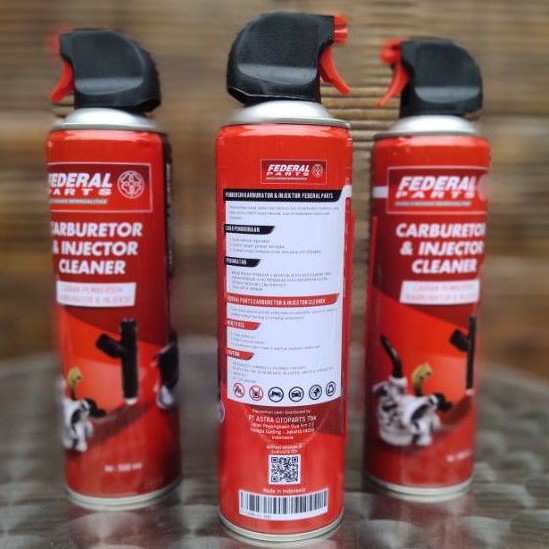 500ML KARBU CLEANER FEDERAL | CARBURATOR INJECTOR FREE BUBEL WRAP