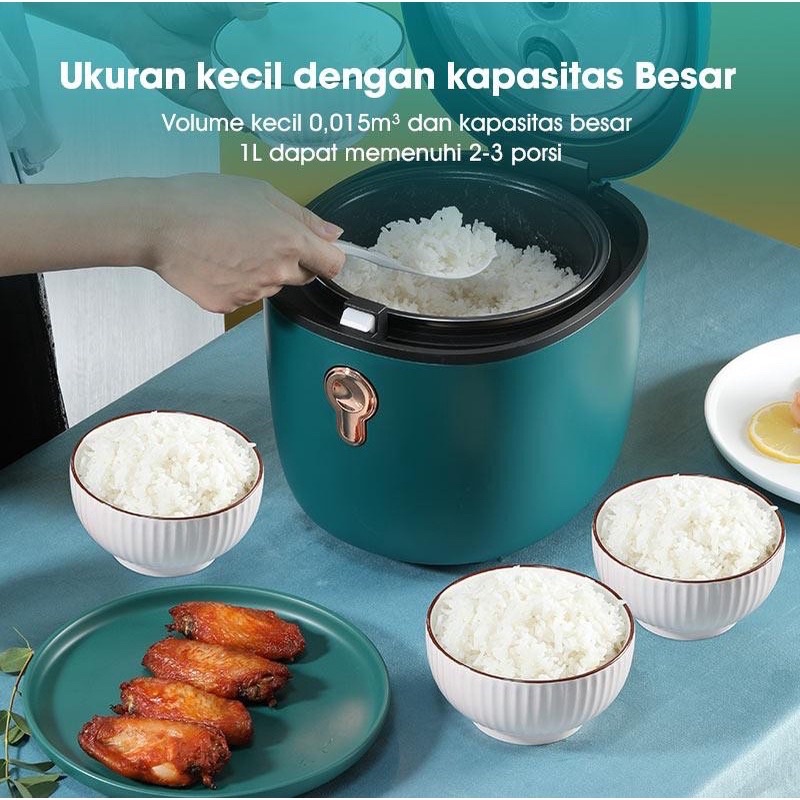 SAMONO DIGITAL RICE COOKER 1 L 8IN1 SW-RCEG1L 100% ORI GREEN