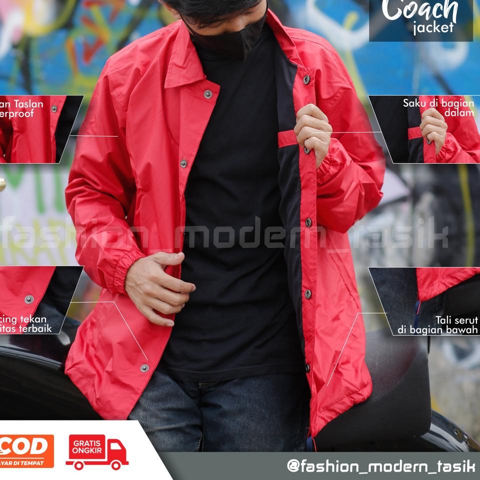 MV.708895 ◦ jaket coach/jaket coach polos/jaket taslan pria/jaket waterproof pria/jaket outdoor