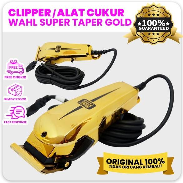HAIR CLIPPER WAHL SUPER TAPER GOLD CLASSIC SERIES / ALAT CUKUR RAMBUT HNTH654654