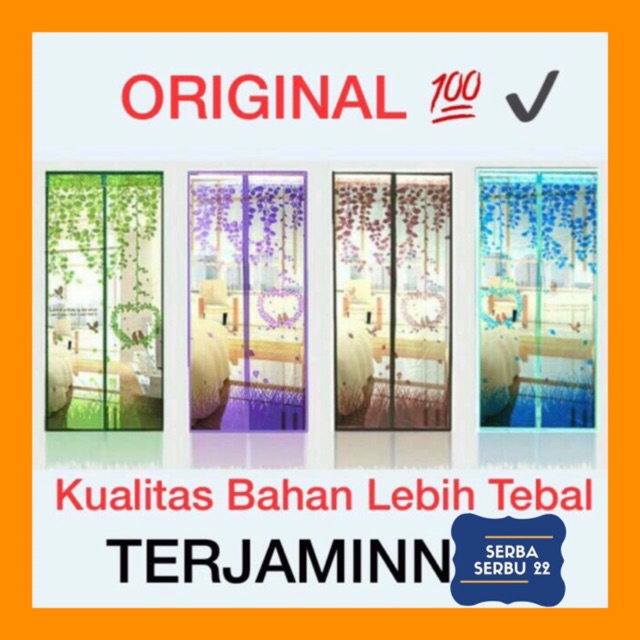 Tirai Magnet Anti Nyamuk Orignal  Tirai Magnet Kualitas Premium Magnet CURTAIN.