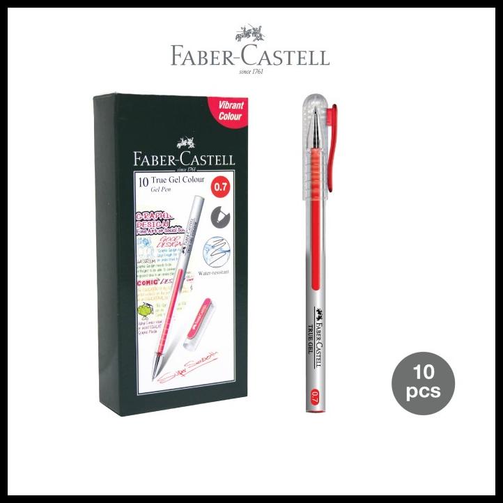 

Vanila | Faber-Castell True Gel Pen -- Red Ink 0.7 Mm