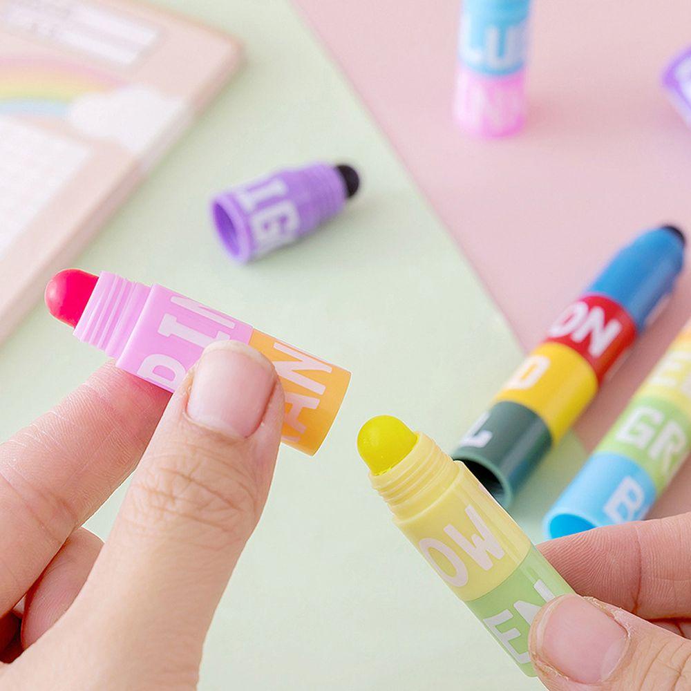 Agustina Stabilo Spidol Stackable Jelly Warna-Warni Perlengkapan Kantor Sekolah Siswa Jahitan Lukisan Bolpen