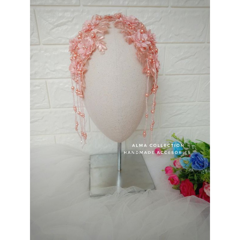 (COD) Headpiece simple juntai payet warna 1