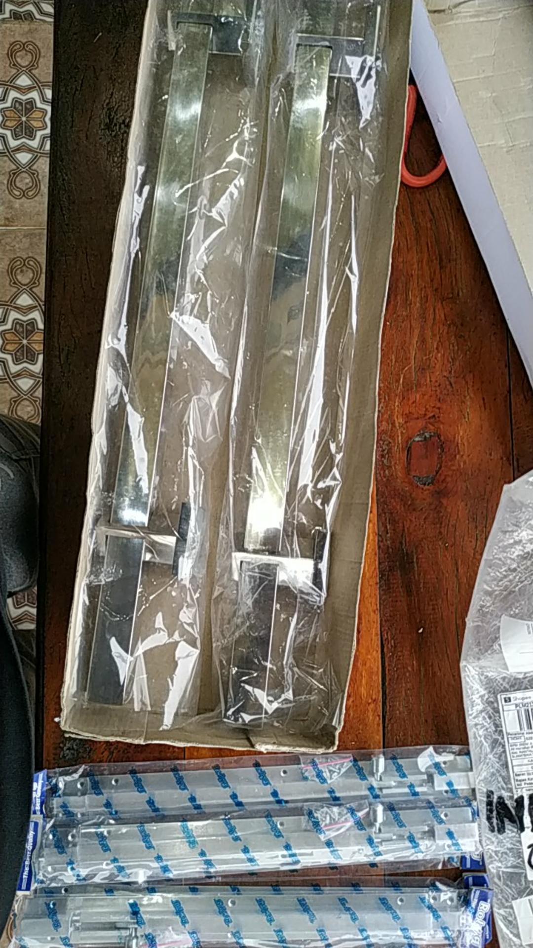 Handle Pintu Rumah Panjang 60 Cm Tarikan Pintu Grafir Gagang Pintu Kotak Kunci Pintu Stainles 25x60s