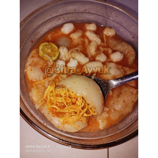 

Baso Aci Ayam Suwir Pedas VACUM / BASO ACI INSTAN / (bisa cod khusus cibinong)