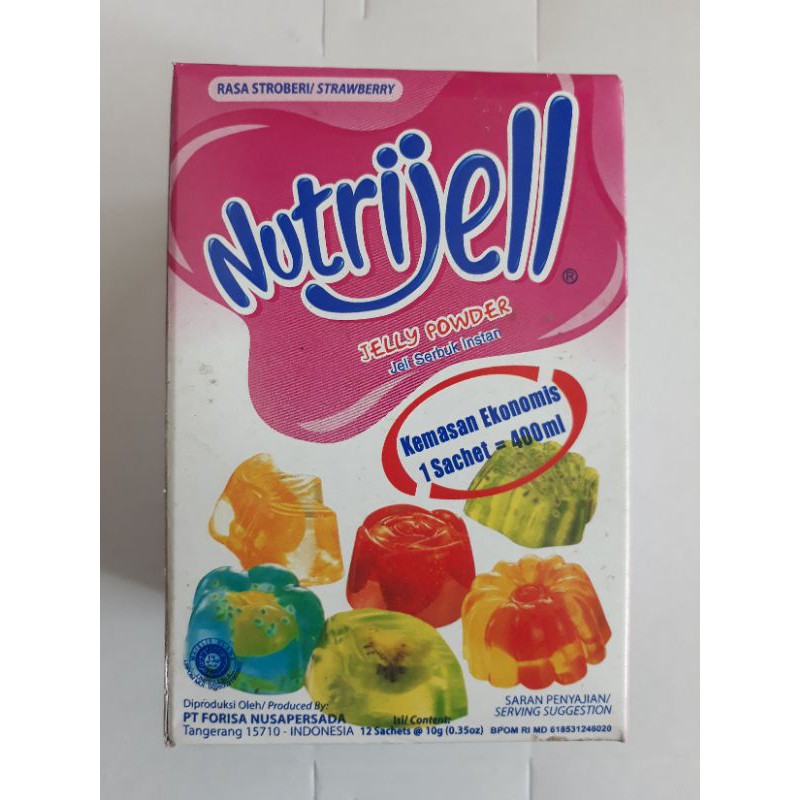 

Nutrijell Rasa Strawberry isi 12 pcs Original