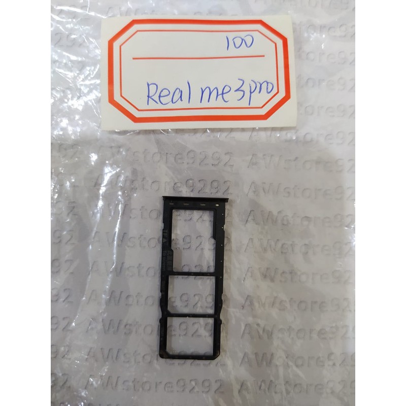 Slot Tempat Dudukan Kartu Simcard Sim card Lock Simtray Sim Tray REALME 3 PRO