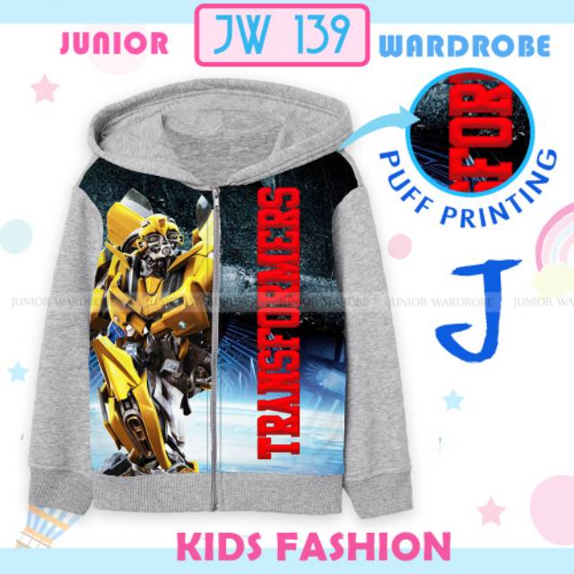 Jaket Pokemon Anak Laki-laki Junior Wardrobe JW-277