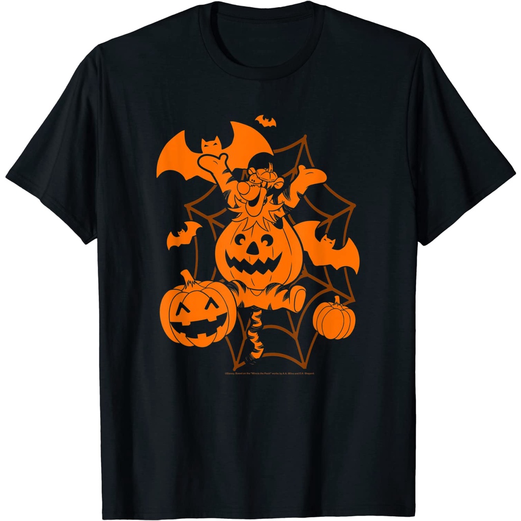 Kaos Anak Disney Winnie The Pooh Halloween Tigger Spooky Spiderweb