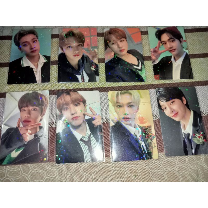 Christmas EveL Photocard Soundwave SKZ (Photocard Hyunjin, I.N, Chang Bin, Lee Know, Bang Chan, Seun