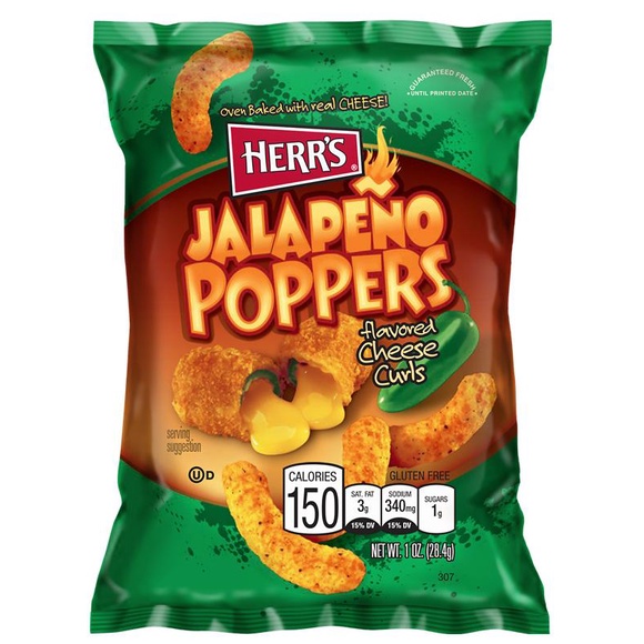 HERRS JALAPENO POPPERS