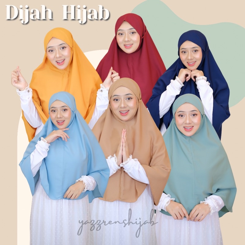 dijah daily hijab bergo maryam