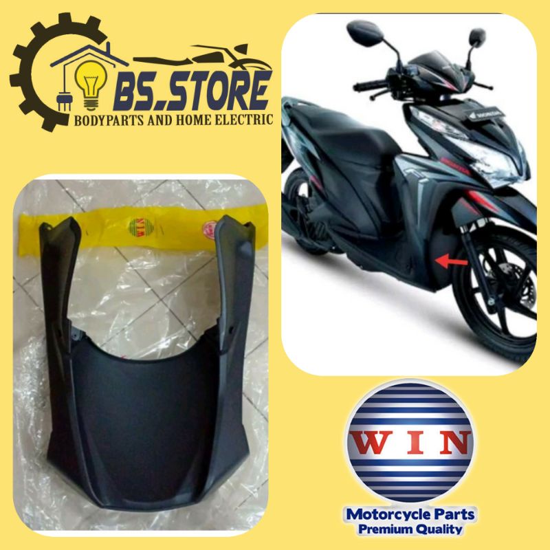 DEK DEPAN BAGIAN BAWAH DEK LUMPUR PARU PARUH VARIO TECHNO 125 OLD 2013 2014 2015 / PANEL DEPAN BAGIAN BAWAH