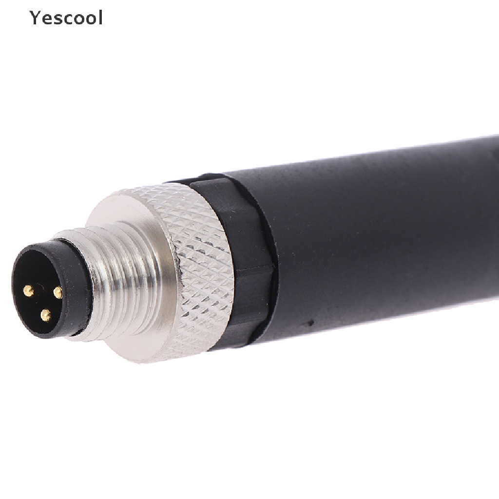 Yescool 1Pc Konektor Sensor M8 3 / 4 Pin Male / Female