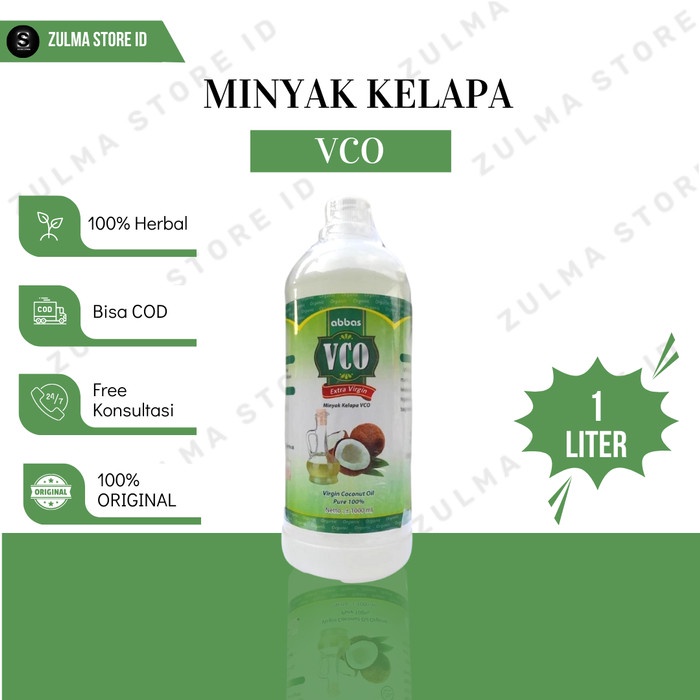

VCO Virgin Coconut Oil Premium 1 Liter Minyak Kelapa Murni Asli