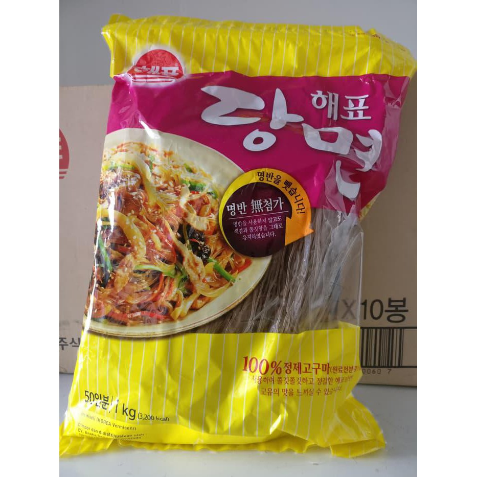 

UPDATE SAJO SOUN KOREA / KOREAN VERMICELLI / DANGMYEON 1 KG BAHAN JAPCHAE TERMURAH