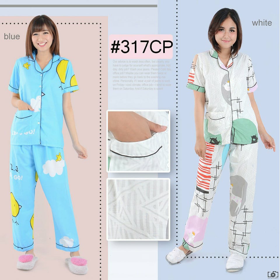 Ori & Murah tokolobo baju tidur piyama # 317 cpTerlaris & Termurah 