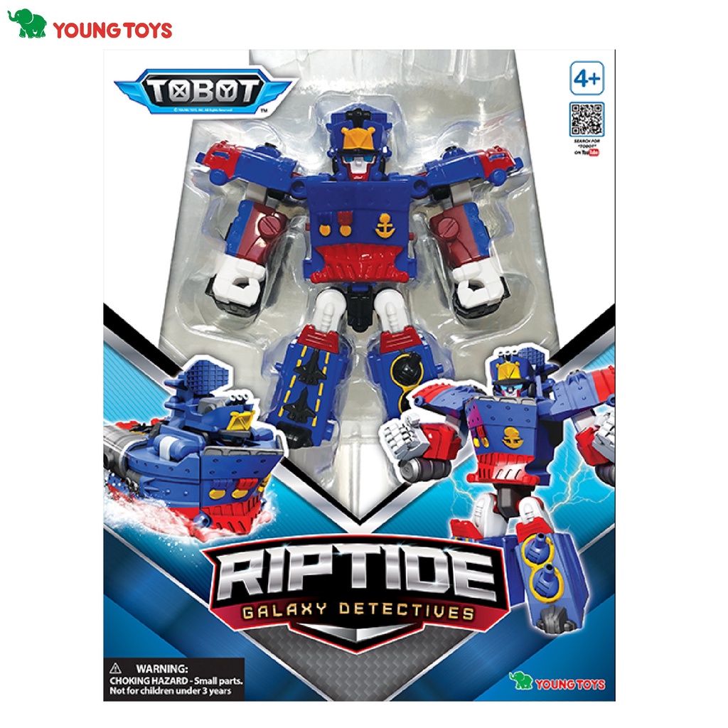 TOBOT Galaxy Detectives Riptide Robot Figure