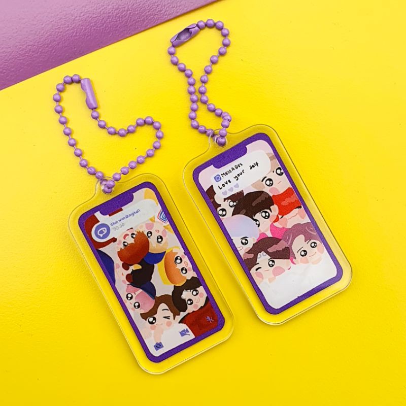 Bangtan phone keychain gantungan Kunci BTS