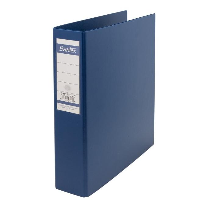

Bantex Ring Binder 2 Ring D 52mm Folio Blue #8253 01