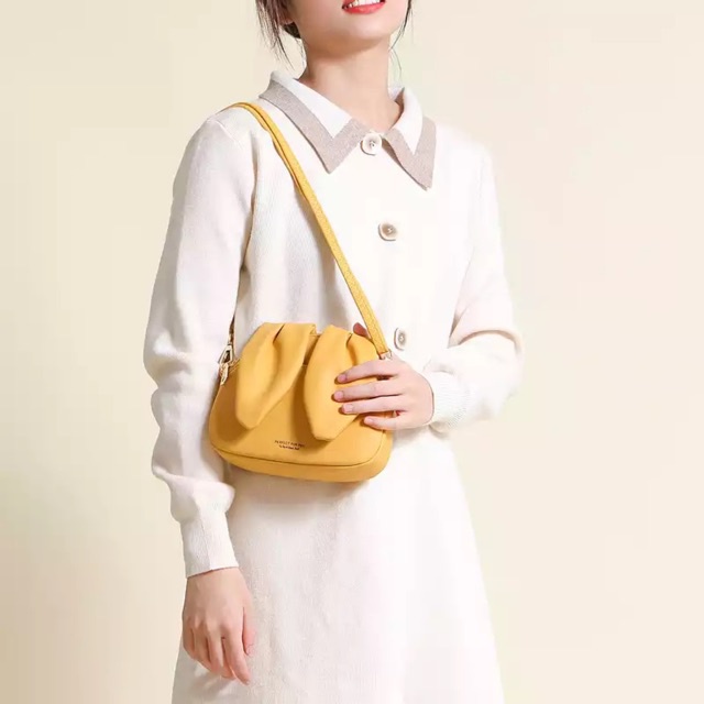 [LOKAL] DOMMO - D1559 Tas HANNA Selempang Wanita Slingbag Mini MORYMONY