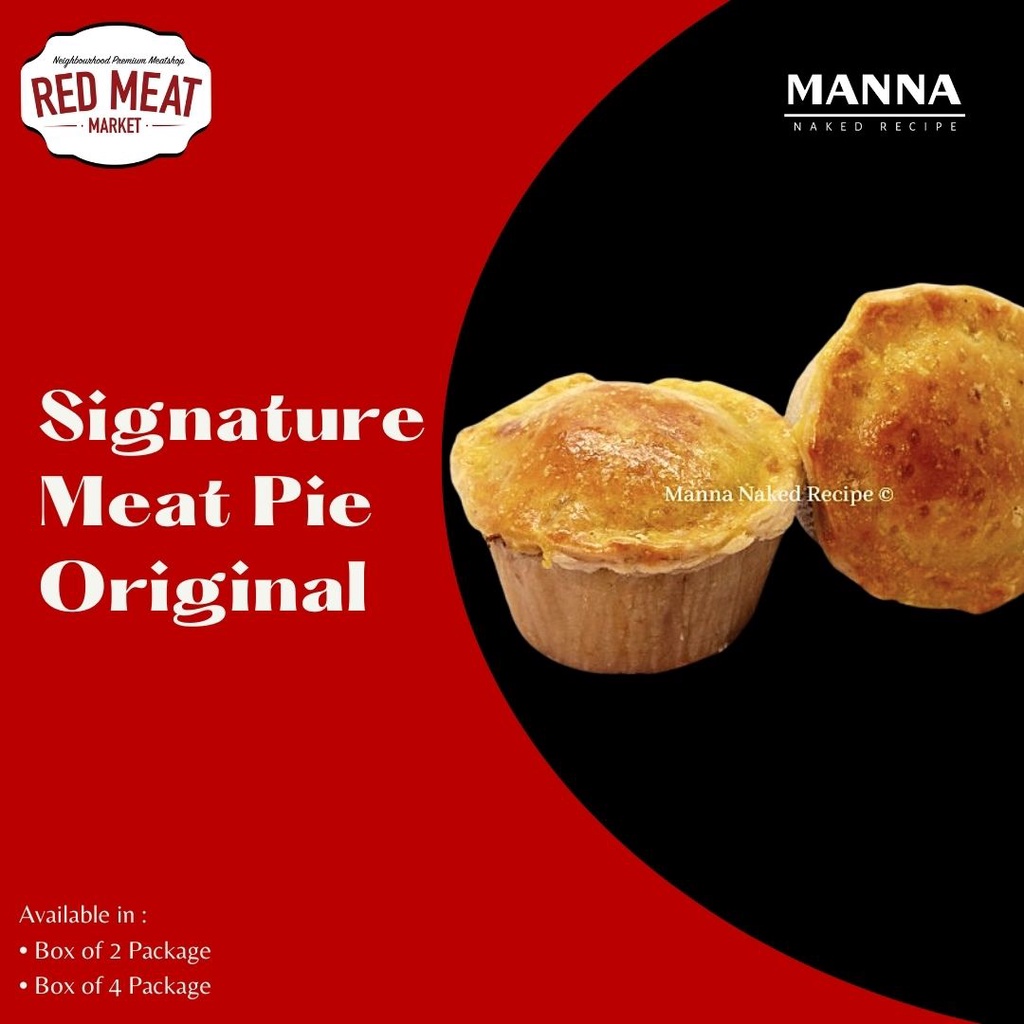 

[Manna Naked Recipe] Gourmet Meat Pie / Pastry Snack / Pai isi Daging (Ready to Eat)