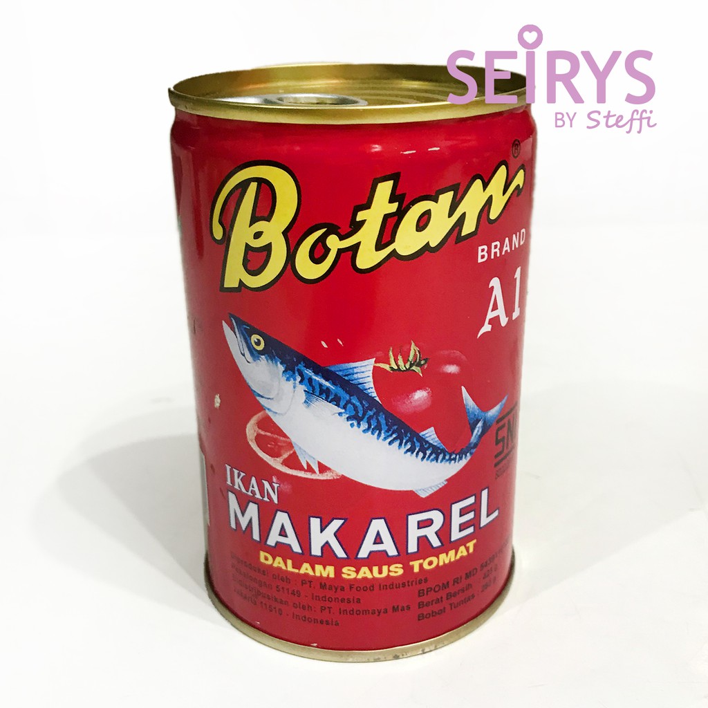 

BOTAN Ikan Makarel dalam Saus Tomat 425g