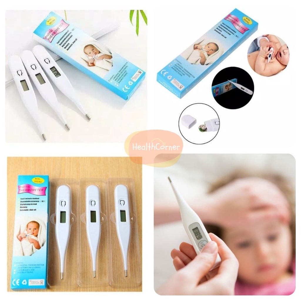 Thermometer Digital Pengukur Suhu Badan Tubuh Bayi Baby Anak Anak / Termometer