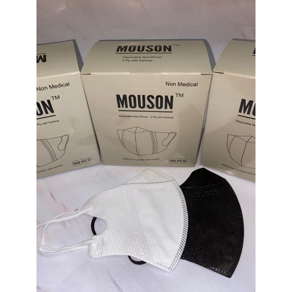 MASKER DUCKBILL MOUSON 4ply (50pcs)