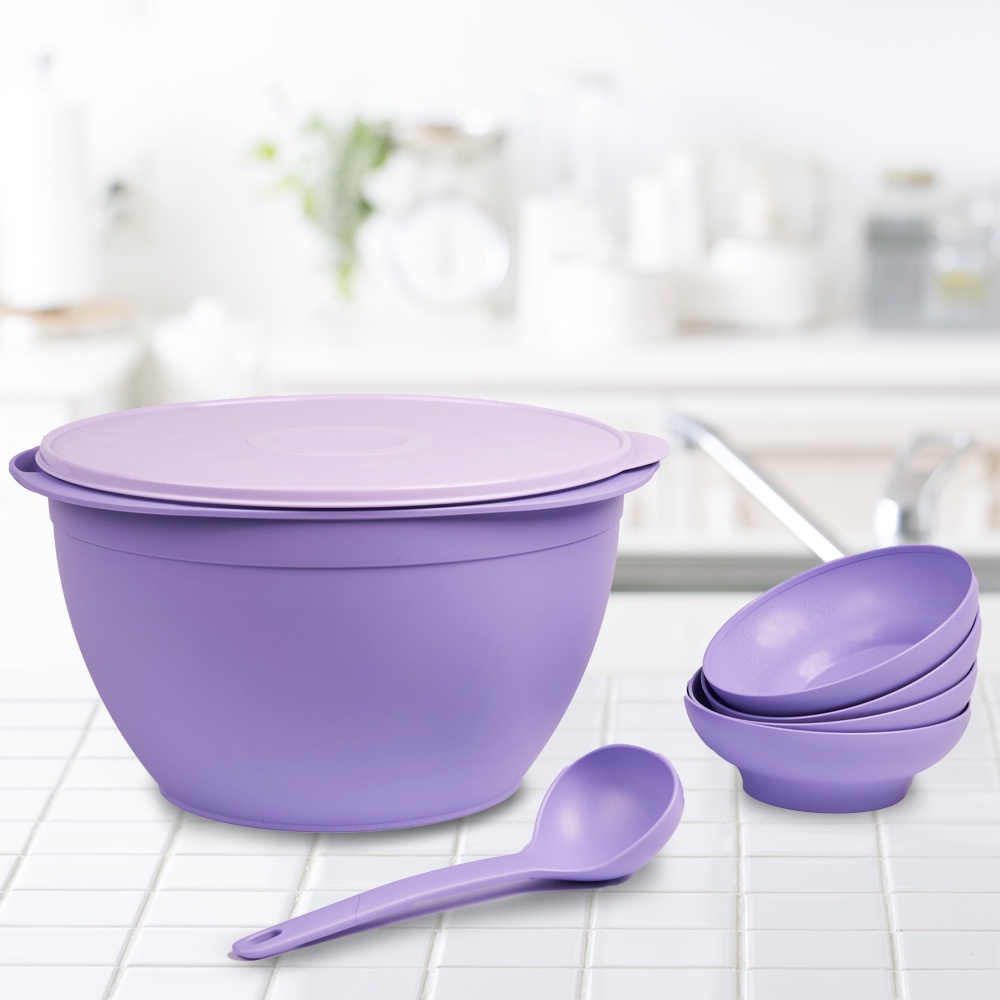 LEGACY BOWL 10L PURPLE WITH LADLE