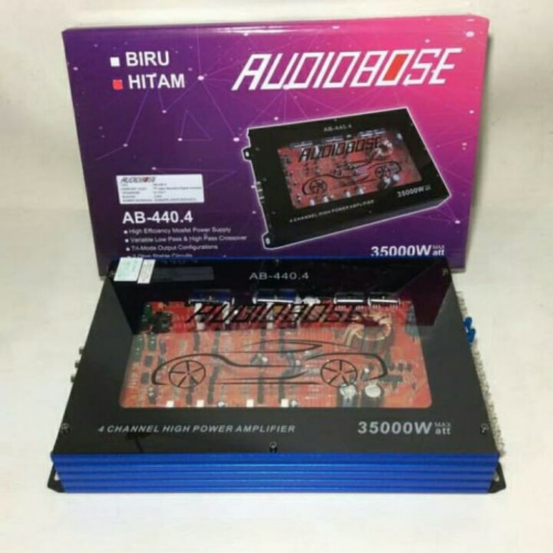 Power Amplifier Audiobose AB-440.4 4Ch Transparan