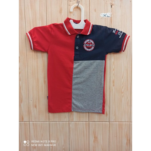 Ready stok polo anak motif random 2