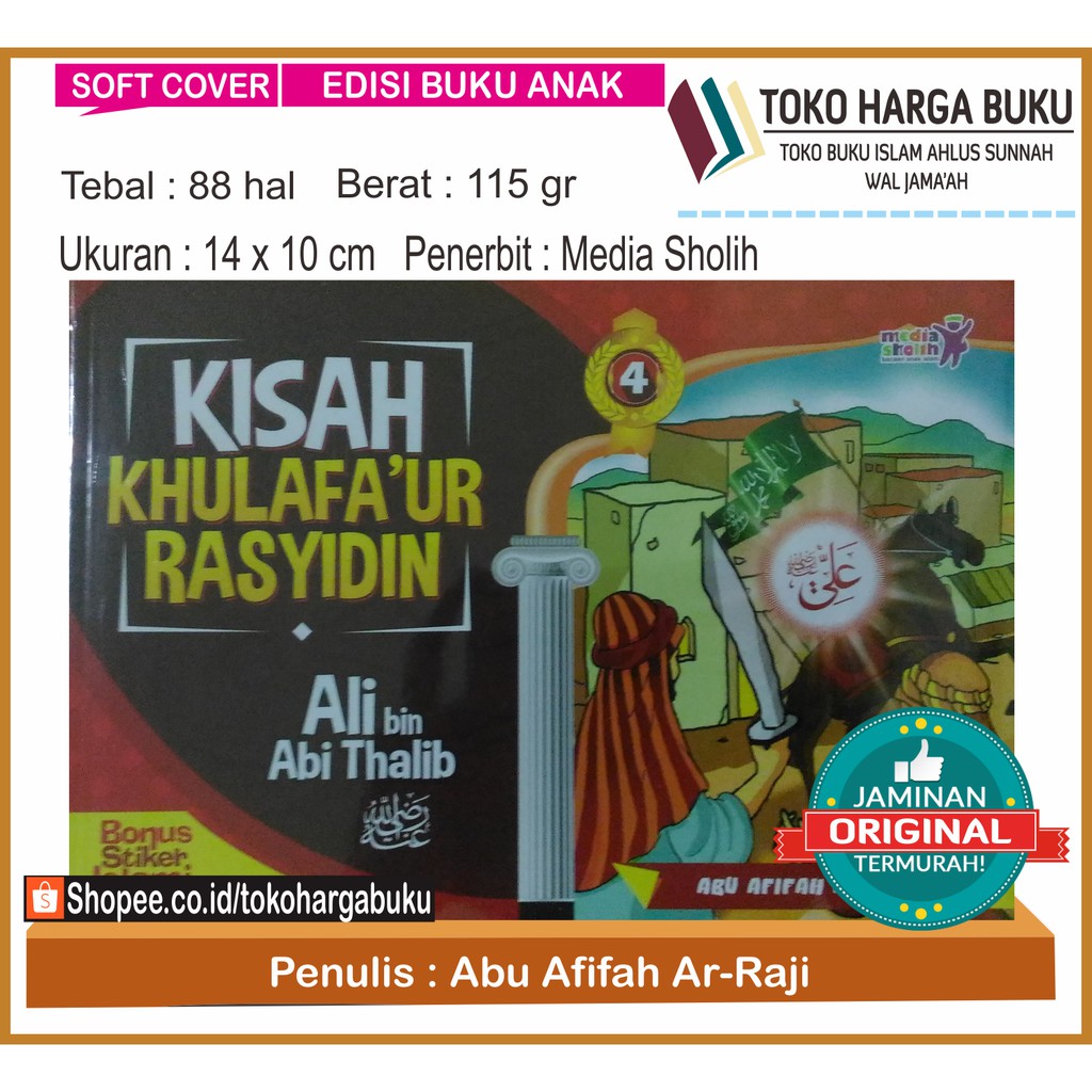 Jual Kisah Khulafaur Rasyidin Ali Bin Abi Thalib | Shopee Indonesia