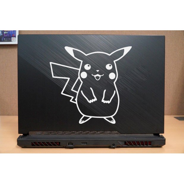 

stiker laptop pikacu 5 custom cutting stiker murah sticker