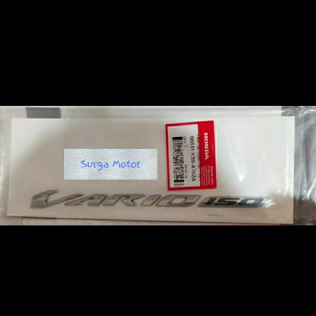 Emblem Vario 150 Vario150 LED 2018 sticker stiker timbul ASLI ORI HONDA AHM 86831-K59-A70ZA