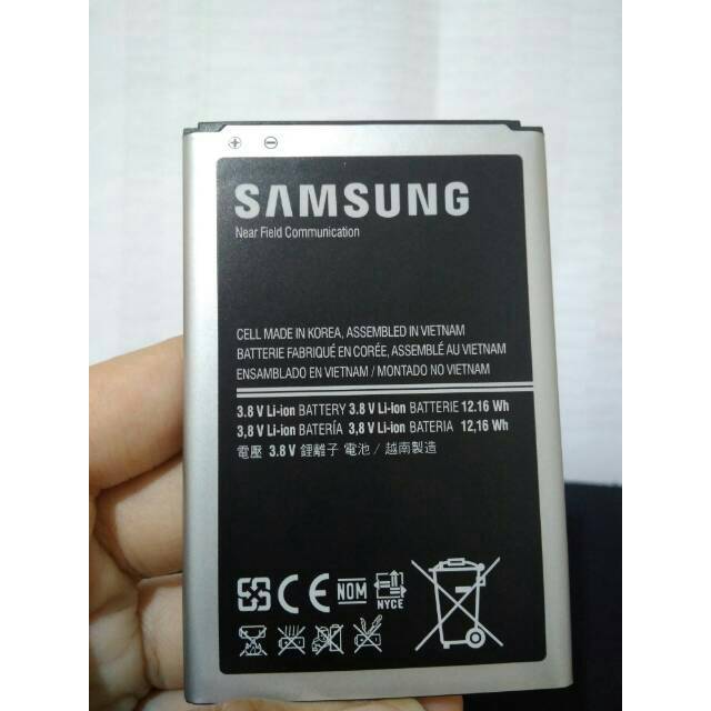batre baterai battery samsung note 3 n900 original