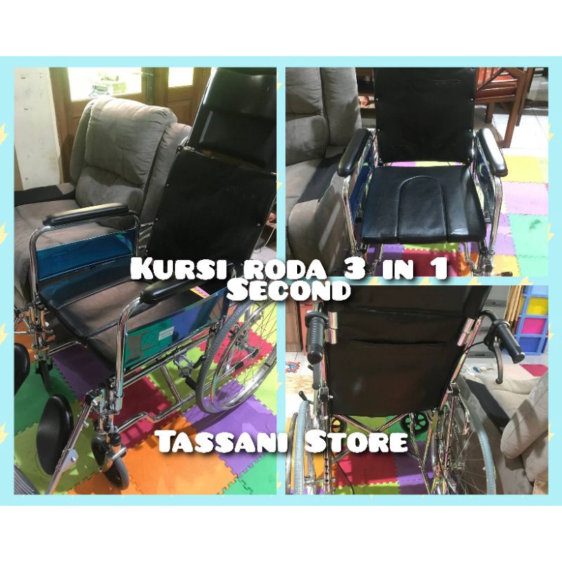 Kursi Roda 3 in 1 Duduk Bab Tiduran Sit Up Sleep Second Bekas Baru Beberapa Kali Pakai Used orang Sakit Nenek Nenek Kakek Kakek Membantu Jalan Jakarta Bogor Depok Kalimantan Jambi Samarinda Banjarmasin Balikpapan Papua Maluku NTB Jawa Surabaya Bali