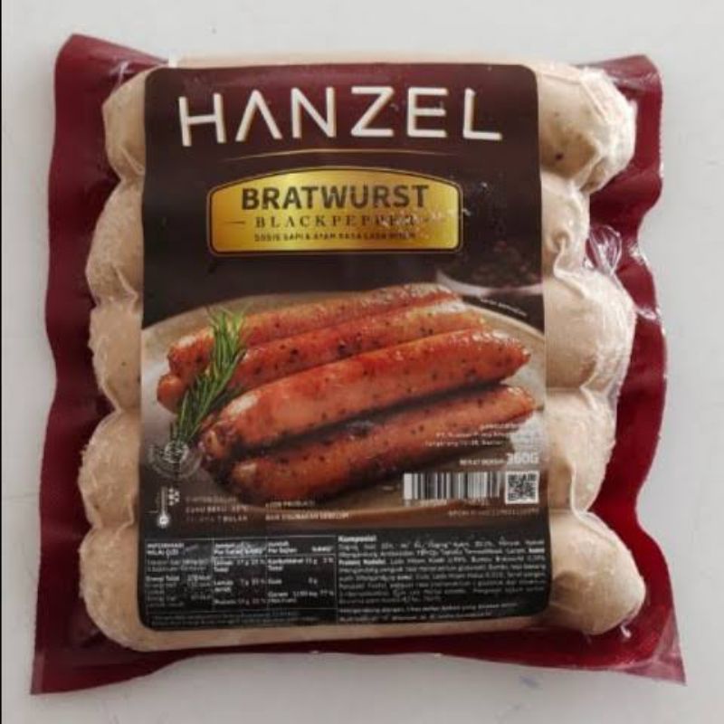 

Hanzel Bratwurst Blackpepper (5pcs)