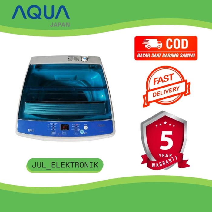 [Promo] Mesin Cuci 1 Tabung Sanyo Aqua Aqw77Dh