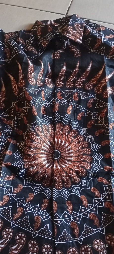 Kemeja Batik Kbp Kenongo Hem Panjang Padi Pekalongan M L Xl Batik Pria Baha Store Mens Ffashion